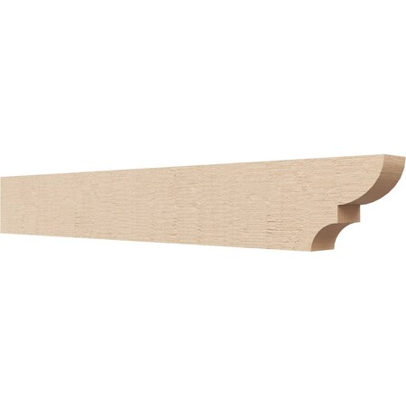 Ekena Millwork 2in. W x 4in. H x 28in. L Ridgewood Woodgrain TimberThane Rafter Tail, Primed Tan RFTUR02X04X28RIDRCPR